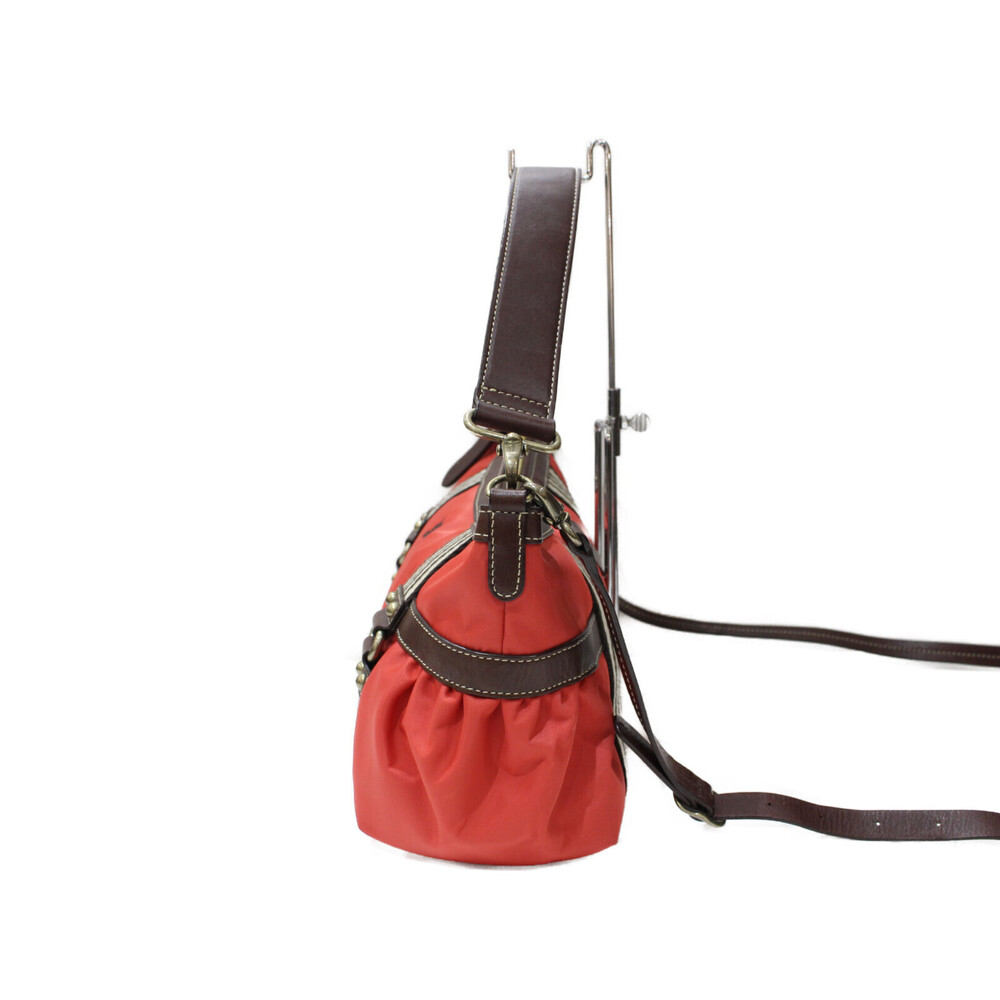 Burberry Blue shoulder Label tote bag red London - Picture 3 of 7